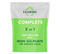 Iron Sulphate 2-in-1 Lawn Feed 1kg Covers upto 40m² Grass Fertiliser Weed & Moss Killer Lawn and Turf Hardener Ideal for Garden Maintenance Suitable for UK Climate (40m²)