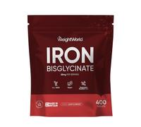Iron Supplements for Women & Men - 400 Tablets - 6+ Months Supply - 28mg | Bioavailable Ferrous Bisglycinate Form - Non-GMO & Vegan Iron Tablets High Strength - Gentle Formulation