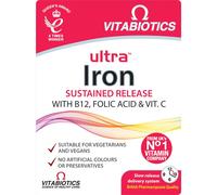 Iron Tablets Supplement, Added Vitamin C Vitamin B12 and Vitamin B9