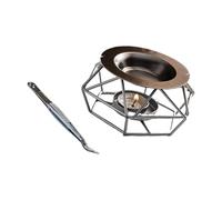 Iron Tealight Holder Essential Oil Burners Waxes Melt Burners Scented Diffuser for Home Bedroom Offices Decors Iron Tealight Holder