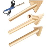 Iron Tip, 3 Pcs Plastic Welder Soldering Iron Tip, Soldering Iron Head for Plastic Welder Hot Stapler Welding Head Repairing Tools