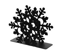 Iron Tissue Rack Black Christmas Season Desktop Organization for Napkins | Iron Material, Modern Elegant Style, Coffee Table Accent, Office Use, Small-space Friendly