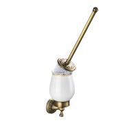 Iron Toilet Brush Stand, Retro Toilet Brush Holder, Stable Base Bathroom Storage Accessory Classical Bathroom Hardware for Toilets