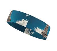 Iron Tower Headbands for Women & Men Sports Headband, Fits All Head Sizes, Ultra Absorbent & Non-Slip Sweatband for Running, Yoga, Gym