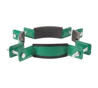 Iron Tree Support Bracket for Trees and Saplings Green Windproof Stabilizer Rack Preventing Leaning or Toppling Suitable for Park Saplings Sturdy Plant Fixing Hoop