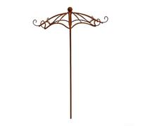 Iron Umbrella Climbing Frame Unique Shape for Garden Plant Support | Modern minimalist design suitable for indoor outdoor use sturdy iron material supports climbing plants
