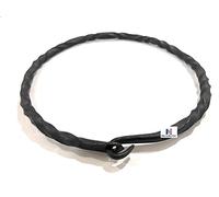 Iron Viking Warrior Torc Necklace - Black
