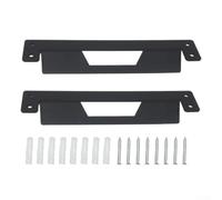 Iron Wall Brackets 4PCS for ToughBuilt System | Fits half-width boxes, includes screws, black finish, iron material, wall or mount(2PCS)