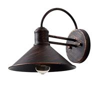 Iron Wall Light Lantern Rustic Outdoor Waterproof Single Head Exterior Wall Lamp E27 Antique Decorative Modern Villa Wall Sconce Garden Decoration Fence Gate Patio Yard/Antique