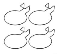 Iron Wall Mounted Plant Hanger 4-Pack, Vertical Garden Rack for Balcony Plant Display and Kitchen Herb Holder, Space Saving Bonsai Hanging Stand for Outdoor(21cm)