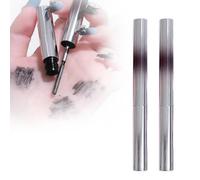 Iron Wand Mascara, 2025 New Metal Wand Mascara,Gentle Formula Added Fiber, Waterproof Long-Lasting, No Flaking or Smudging, making eyes look more vibrant and expressive.,Black+Brown