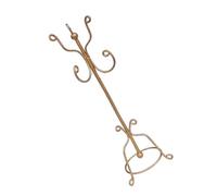 Iron Wardrobe Rack Miniature Furniture For 1/12 Scale Dollhouses Displays Classical Bedroom Scene Landscape Accessories Iron Coat Rack For Dollhouses