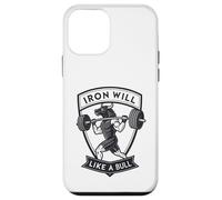 Iron Will Like a Bull Motivational Strength Art Case for iPhone 12 mini