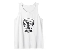 Iron Will Like a Bull Motivational Strength Art Tank Top
