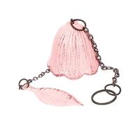 Iron Wind Bell Hanging Ornament Decorative Chime Pink Light