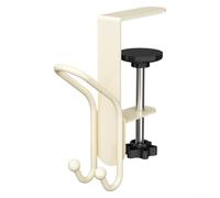 Iron Wreath Stocking Holder 4.5in No Drill Grey(Cream)