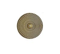 Iron Wrought Wall Hanging Decoration Golden Irregular Disc Wall Pendants Frame Ornament Room Home Decor Crafts Nordic INS Style (Size : A-S Diameter 15cm)