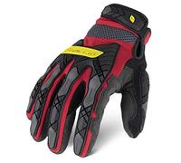 Ironclad Command Impact 360 Cut A6 Work Gloves; Touch Screen Gloves Conductive Palm & Fingers, Impact Protection, Machine Washable, Sized S, M, L, XL, XXL (1 Pair), Red (IEX-MIGR5-04-L)