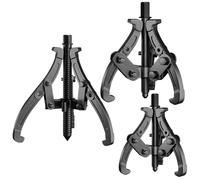 IRONDELIC 3 Jaw Gear Puller, 3'' 4'' 6'' 3 Leg Bearing Removal Tool with Reversible Jaws, Gear Extractor Tool Wheel Bearing Removal Kit for Gears Pulley Flywheel Bearings 1.1t/1.6t/3.0t