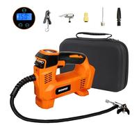 Ironfist Tire Inflator for DEWALT Battery Portable Air Compressor for Car, Bicycle, Ball, 20V Auto Tire Pump with Digital Pressure Gauge (Tool Only, NO Battery)