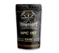 IronForge BPC-157 200mcg Capsules - 60 Count | High Strength Peptide Complex | Performance Support Formula (Single)