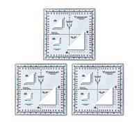 Ironheart Military Protractor Accurately Cut for Land Navigation - 3 Pack