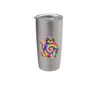 Ironic Animal Cute Sloth Peace Stainless Steel Insulated Tumbler