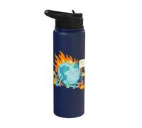 Ironic Climate Change Statement: This is fine Stainless Steel Insulated Water Bottle