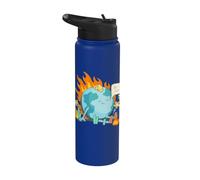 Ironic Climate Change Statement: This is fine Stainless Steel Insulated Water Bottle