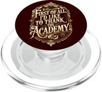 Ironic First of All I'd Like to Thank the Academy PopSockets PopGrip for MagSafe