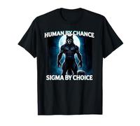 Ironic Human by Chance Sigma by Choice Werewolf T-Shirt