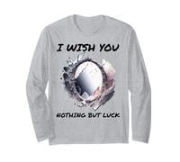 Ironic I Wish You Nothing But Bad Luck Broken Mirror Long Sleeve T-Shirt
