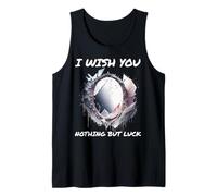 Ironic I Wish You Nothing But Bad Luck Broken Mirror Tank Top