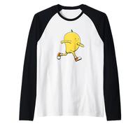 Ironic Mango Running Marathon Hobby Runner Raglan Baseball Tee