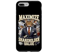 Ironic Maximize Shareholder Value Business Cats Finance Meme Case for iPhone 7 Plus/8 Plus