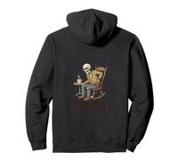 Ironic Skeleton My Back Goes Out More Than I Do Pullover Hoodie