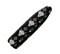 Ironing Board Cover 122X38 Highland Cattle Heat Resistant Padded Cover With Elasticated Edge - Fits Most Standard Ironing Boards