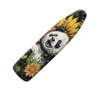 Ironing Board Cover 125X43 Panda Padded Iron Board Cover With Elasticated, Easy Fit And Resists Scorching, Cord Binding & Stretch System