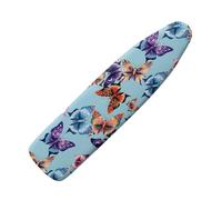 Ironing Board Cover 147X48 Butterfly Padded Iron Board Cover With Elasticated, Easy Fit And Resists Scorching, Cord Binding & Stretch System