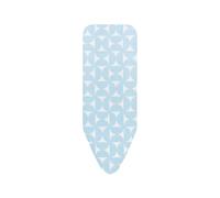 Brabantia Ironing Board Cover C 124x45 cm - Fresh Breeze | 100% Cotton Top Layer with 2mm Foam Padding for Size C Ironing Boards | Durable, Washable, and Easy to Install