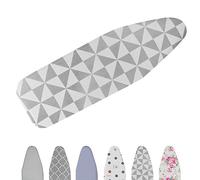 Ironing Board Cover, Drawstring Tightening Ironing Board Cover and Pad with Padding Multicolor Multiple Sizes(Square Grid,S)