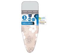 Ironing Board Cover for steam Iron | Size S/M Universal up to max. 42x125 cm | Made in EU | Ironing Board Cover for Faster Ironing | Suitable for All Iron Types | Laundryspecialist