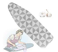 Ironing Board Cover, Ironing Board Cover Cotton Multiple Sizes Multicolor(Square Grid,S)