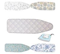 Ironing Board Cover Ironing Board Covers And Pads Standard Size, Replacement Ironing Board Cover With Thick Pad Iron Board Covers(Peacock Feather,36x13inch)