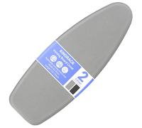 Ironing Board Cover with Extra Thick 7mm Padding, 100% Cotton Covers Easy-Fit for Protecting Ironing Board Size Up to 134 x 45cm - Grey