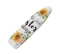 Ironing Board Covers 110X35 Sunflower Padded Iron Board Cover With Elasticated, Easy Fit And Resists Scorching, Cord Binding & Stretch System
