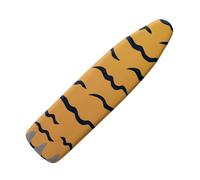 Ironing Board Covers 123 X 44 Black Line Easy to Clean Adjustable Elastic Edges for Secure Fit,Protecting Ironing Board Size Up to 132 x 45 cm
