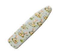 Ironing Board Covers 125 x 45 Elasticated Cute Animals with Padding, Easy Fit and Resists Scorching,Bungee Elasticated Ironing Board Covers Large, Easy Placement