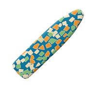 Ironing Board Covers 125 X 45 Orange Blue Green Iron Board Cover Heat Reflective Durable Polyester Scorch Resistant Padding Breathable Fabric For Household Ironing Work