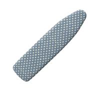 Ironing Board Covers 135 x 45 Blue White Bungee Elasticated with Padding, Resists Scorching and Easy Fit Mini & Portable Ironing Boards Cover